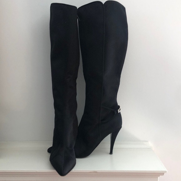 Roberto Cavalli Shoes - Roberto Cavalier Satin Boots